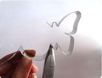 Photo of a cutter being hand made during the manufacturing process.